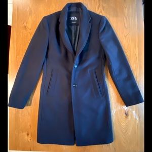 Zara black wool coat - Size: Small